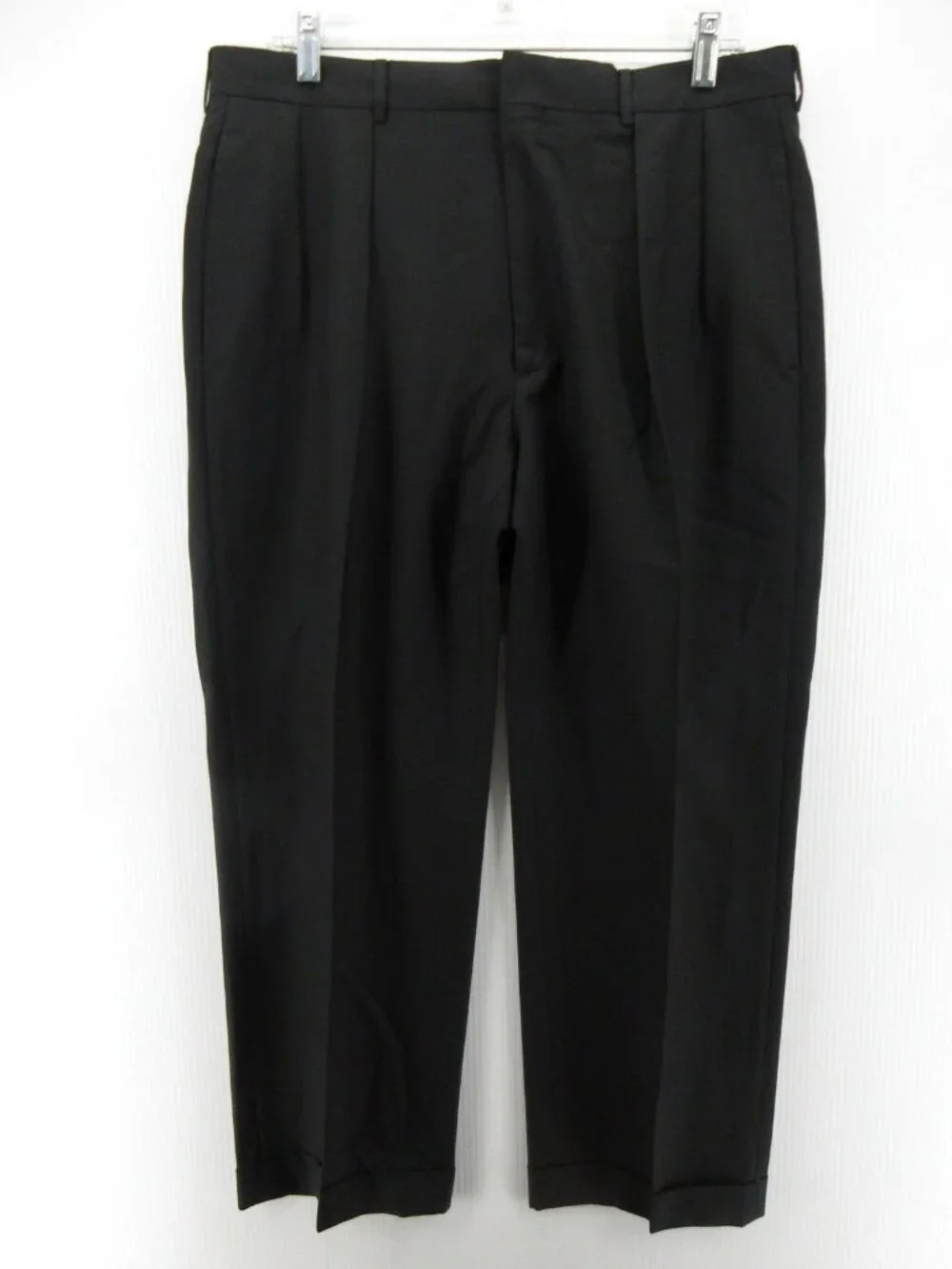 VTG Polo Ralph Lauren Suit 41 S Virgin Wool Pleated Cuffed Italy 34X27